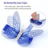 SiaCroly Butterfly Hair Clips, 15 Pieces Hair Clips Glitter Barrettes Butterfly Snap Hairpin for Kid, Girl, Women, Colour Hair Accessories