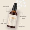 InstaNatural Hyaluronic Acid Face Serum, Brightens, Hydrates, Reduces the Look of Fine Lines and Wrinkles, with Vitamin C, Jojoba Oil, and Aloe Vera, 2 Fl Oz
