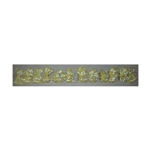 12 New Hair Barrettes Yellow Ribbon (12)