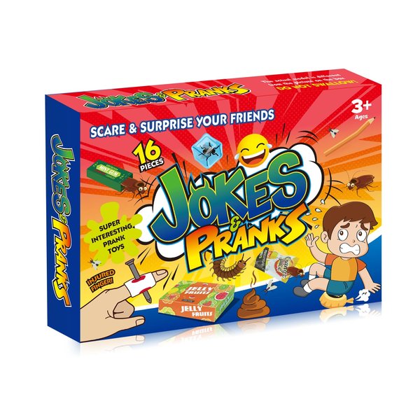 ALLROAD Prank Kit | Pranks for Kids | Joke Box-Ultimate Gift Set 20 Ultimate Practical Jokes and Pranks for Kids | Prank Toys Pack Set Box for Gifts