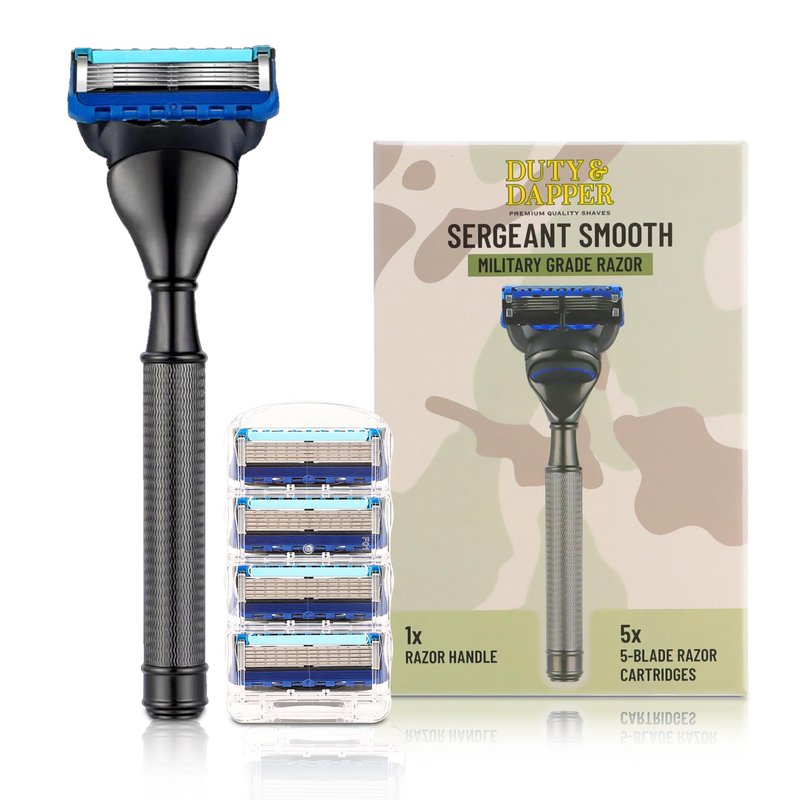 Duty & Dapper | Sergeant Smooth 5 Blade Razor With Lubricating Strip ...