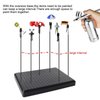 Evemodel GJJC19B Painting Stand Big Base 14 x 19 Holes and 20pcs Alligator Clip Stick Set Modeling Tools for Airbrush Hobby Model Parts New