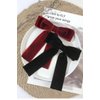 2Pcs Black And Red Velvet Hair Bow Hair Ties Bows For Women Clip Velvet Hair Ribbon Headband With Bow Silk Hair Bow Cute Bridal Bow Toddler Girl Hair Clips Baby Teen Girl Hair Styling Accessories