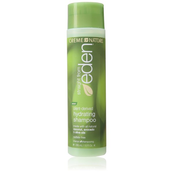Creme of Nature Straight from Eden Plant Derived Hydrating Shampoo, 10 Ounce