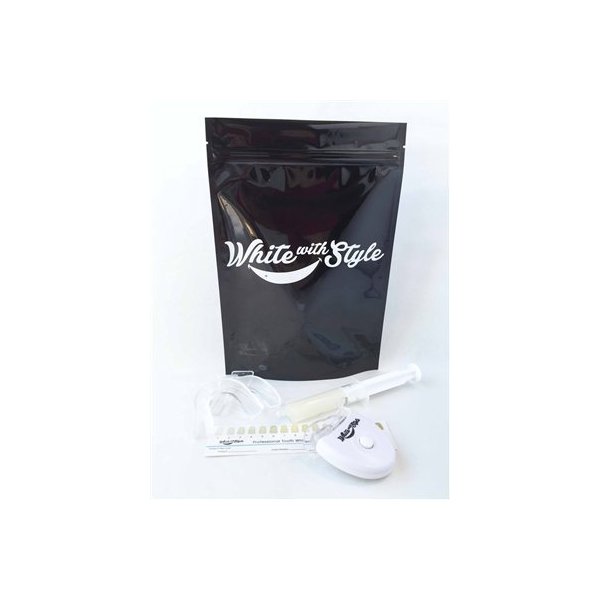 White with Style SWPF Sparkle White Peroxide Free Teeth Whitening Kit - Flower Extract