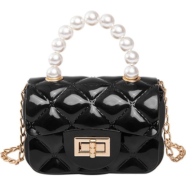 JUCHAO Toddler Purses for Little Girls,Crossbody Cute Princess Handbags Shoulder Bag for Toddler Little Girl(Black)