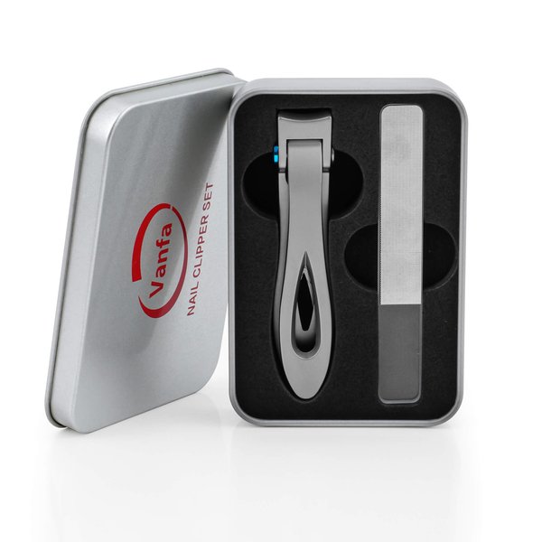 Vanfa Toenail Cutter Trimmer Nail Clipper with Curved Blade (Item #79023)