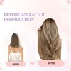 KiiKiiGirl Virgin Remy I Tip Hair Extensions Human Hair Chocolate Brown to Caramel Blonde Real Itip Human Hair Extensions 18Inch Pre Bonded I Tips Human Hair Extensions Invisible For Women 30G/Pack