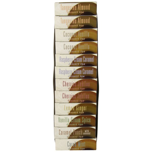 Davidson's Tea Assorted Dessert Teas, 8-Count Tea Bags (Pack of 12)