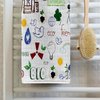 3D Rose Cute Eco-Friendly Earth Day Environment Doodles Environmentalist Design Hand/Sports Towel, 15 x 22