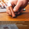 uxcell Furniture Repair Crayons, 3Pcs - Wood Wax Filler Stick, Furniture Markers Touch Up - for Scratches Holes Tables Desks Wooden Floors Cover Ups, Cream White