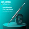 MR.GREEN Multi-Function Nail Care Tools Cuticle Pusher Nail Dirt Cleaner Double Headed Design Pry Up Nails Cuticle Trimmer (Mr-2158)