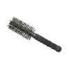 Ibiza Hair Professional Round Boar Hair Brush (MB3, 55mm), Reinforced Blonde & Black Bristles & Cork Handle, For Straight, Wavy or Curly Hair, Add Texture & Shine for Medium to Long Hair