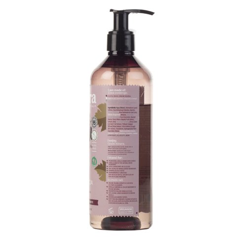 Itinera Smoothing Liquid Soap with Tuscan Red Grapes (12.51 fl oz) - with Aloe vera and Glycerine - Vegan Friendly - 95% Natural Origin Ingredients