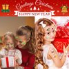 NASAMA 20 Sheets Luminous Christmas Temporary Tattoos for Kids,Christmas theme Party Holiday Waterproof Tattoo Stickers Toys for Boys and Girls (Mixed color 1/20 Sheets)
