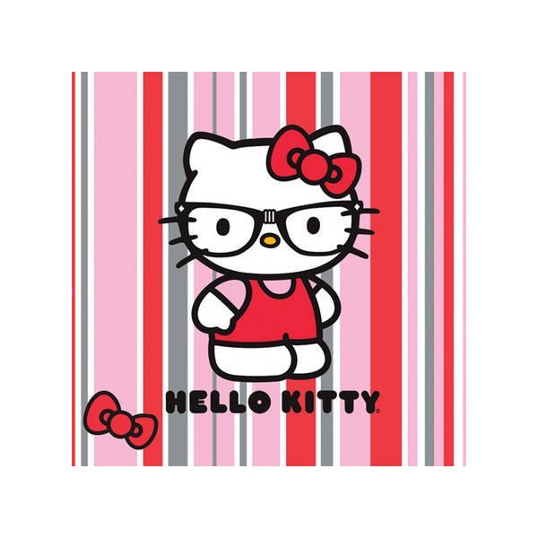 Hello Kitty 40 pc Paper Napkins NERD KITTY