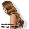 Hair Dye Shampoo 3 in 1, Blonde Brown Hair Dye 16.9 FL Oz, Blonde Brown Hair Shampoo, Semi-Permanent Hair Dye Shampoo, Easy To Use, Effect in 5 Minutes, Lasts 30 Days Hair Color Shampoo (blonde brown)