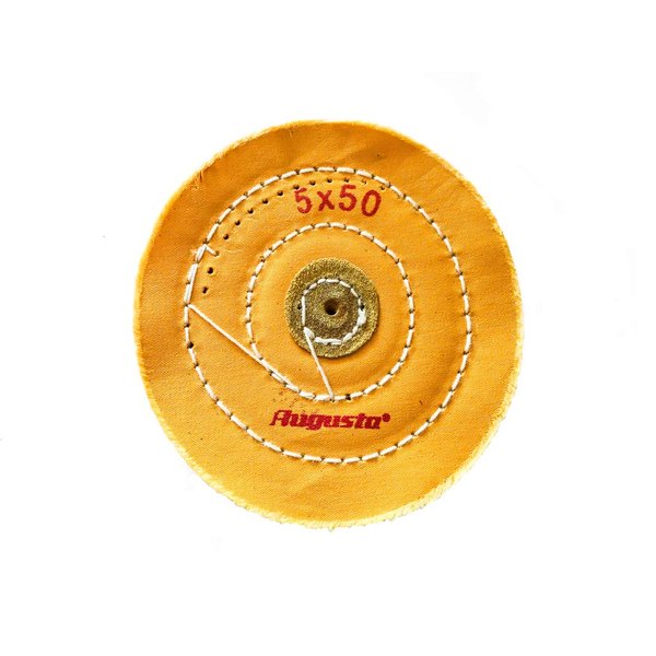 Augusta high-Gloss polishing Buffing Cotton disc 5x50 Germany