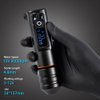 Ambition Ninja Pro Wireless Tattoo Machine with Coreless Motor - Rotary Cartridge Tattoo Pen with 2400mAh Power Supply Digital LCD Display for Professionals and Beginners Tattoo Artists Gold