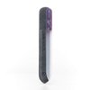 GERMANIKURE Czech Crystal Glass Nail File in Suede Leather Case - I'M TOO PRETTY to WORK - Professional Manicure & Pedicure Products for Smooth Easy Shaping of Natural Nails
