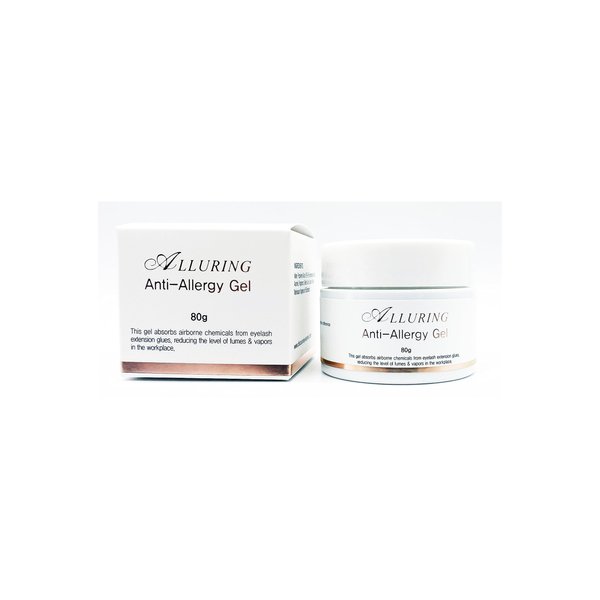 Alluring Anti Allergy Gel Air Refresher | Absorb Fume & Odor from Lash Adhesive | Less Stinging and Headache After Use | Suitable For Classic & Volume Lashing | Eyelash Extension Supplies & Tools
