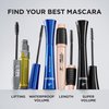 IT Cosmetics Superhero Mascara, Super Black - Elastic Stretch Volumizing & Lengthening Mascara - Lifts, Separates & Conditions Lashes - With Collagen, Biotin & Peptides - 0.3 fl oz