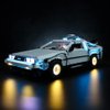 Kyglaring LED Lighting Kit Designed for Lego Creator Expert Back to The Future Time Machine 10300 Model Building Kit - Without Lego Set (Standard Version)