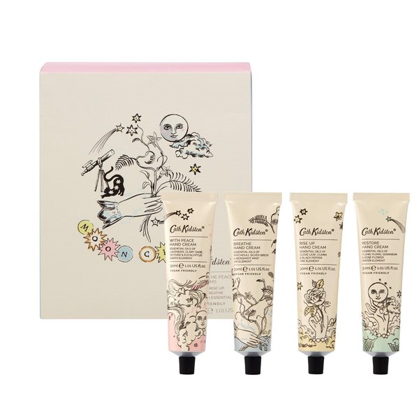 Heathcote & Ivory Cath Kidston Power to the Peaceful Hand Cream 4pcSet 30ml Each