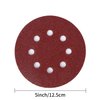 100PCS 5 Inch 8 Holes Sanding Discs 60 120 240 400 600 800 1000 1200 1500 2000 Grit Sandpaper Sander Round Sand Paper (100pcs 60-2000 grit)