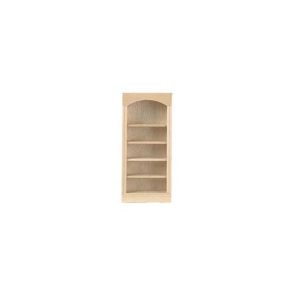 Houseworks, Ltd. Dollhouse Miniature Bookcase, 5-Shelf #HW5016