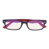 CessBlu Blue Light Filter Eyeglasses Readers,Anti Blue Rays,UV Protection,Computer Reading Glasses for Men Women(Black-Red) +0.5
