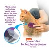 Hartz Groomer's Best Fur Fetcher De-Shedder Cat Brush,Black