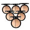 EVE PEARL HD Dual Foundation Full Coverage Foundation Set Long Lasting Everyday Non Greasy Lightweight Texture Makeup Set 3,6,12 Value Packs (Pack of 6, Fair)