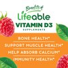Lifeable Vitamin D 5000 IU - Great Tasting Natural Flavor Gummy Supplement - Gluten Free Vegetarian GMO-Free Chewable - for Strong and Healthy Bones - for Adults, Men, Women - 90 Gummies