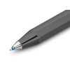 Kaweco SKYLINE SPORT Ball Pen Grey I Retractable Ballpoint Pen in Summery Design with Standard D1 Refills I Ball Pen 10.5 cm