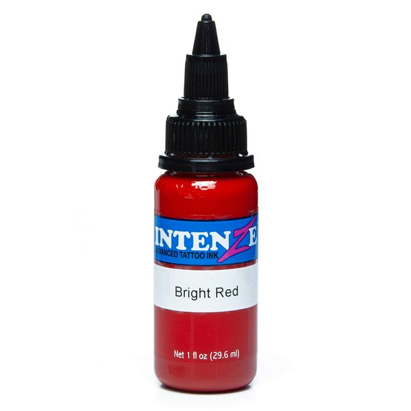 Intenze Bright Red Tattoo Ink 1oz