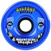 Bigfoot Longboard Wheels 76mm 80A SHR Mountain Cruisers Translucent Blue