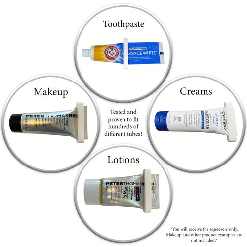 PINEAPPLE [10 Pack] Toothpaste Tube Squeezer Dispenser Tool Makeup Saver Holder Small Bathroom USA