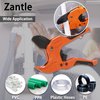 Zantlea Pipe and Tube Cutter, Ratcheting Hose Cutter One-hand Fast Pipe Cutting Tool with Ratchet Drive for Cutting Less Than 1-1/4" O.D. PEX, PVC, and PPR Pipe