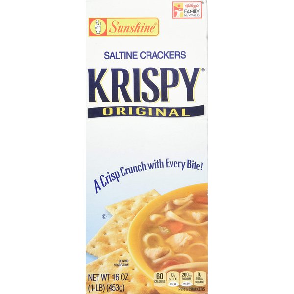 Krispy Saltine Crackers, Original, 16-Ounce Box