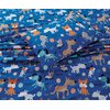 Sheet Set For Boys/Teens Blue Dog Multi-Color Dogs Brown Blue White Black Bones Balls New # Blue Dog (Twin)