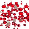 LIGHT SIAM (227) red 144 pcs Swarovski 2058/2088 Crystal Flatbacks red rhinestones nail art mixed with Sizes ss5, ss7, ss9, ss12, ss16, ss20, ss30