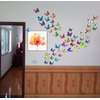 Heansun 80 PCS 3D Butterfly Wall Decor, 4 Styles Butterfly Wall Decals Removable Mural Stickers Butterfly Decorations for Home Room Bedroom Nursery Decor