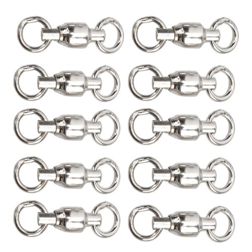 Honio Bird Leg Rings, Bird Leg Training Activity Rings, 10 Pieces, Pet Bird Training Leash Rings, Metal Bird Leg