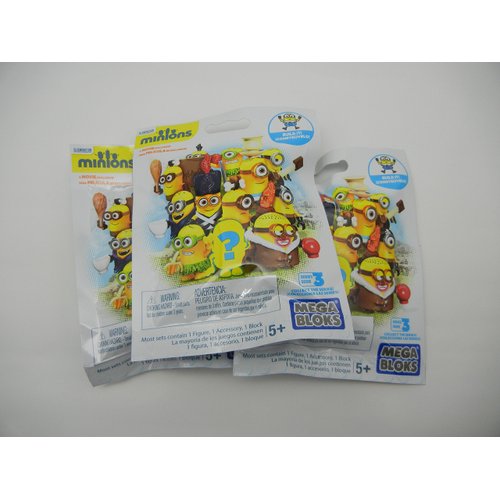 Mega Bloks Minion Mini Figure Blind Pack (3 Pack)