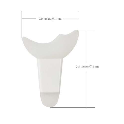 LORMAY 2 Pcs Mascara and Eye Shadow Guard Shield, Auxiliary Multifuntion Tool Pad for Eyelash and Cat Eyes Makeup (White)