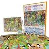 Wooden Puzzle for Adults with Uniquely Shaped Pieces - Made in The USA by FoxSmartBox - 245 Pieces - Fairy Forest. Summer
