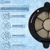 Poolzilla Replacement Pool Pump Basket Cover, Compatible with Splapool Above-Ground and In-Ground Pool Pumps, Comes with O-Ring