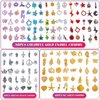 Mckanti 150PCS Bracelet Charms, Silver Bracelet Gold Plated Enamel Charms Pendants for Necklace Bracelet Jewelry Making and Crafting.