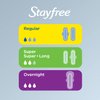 Stayfree Maxi Overnight Pads with Wings For Women, Reliable Protection and Absorbency of Feminine Periods, 28 Count